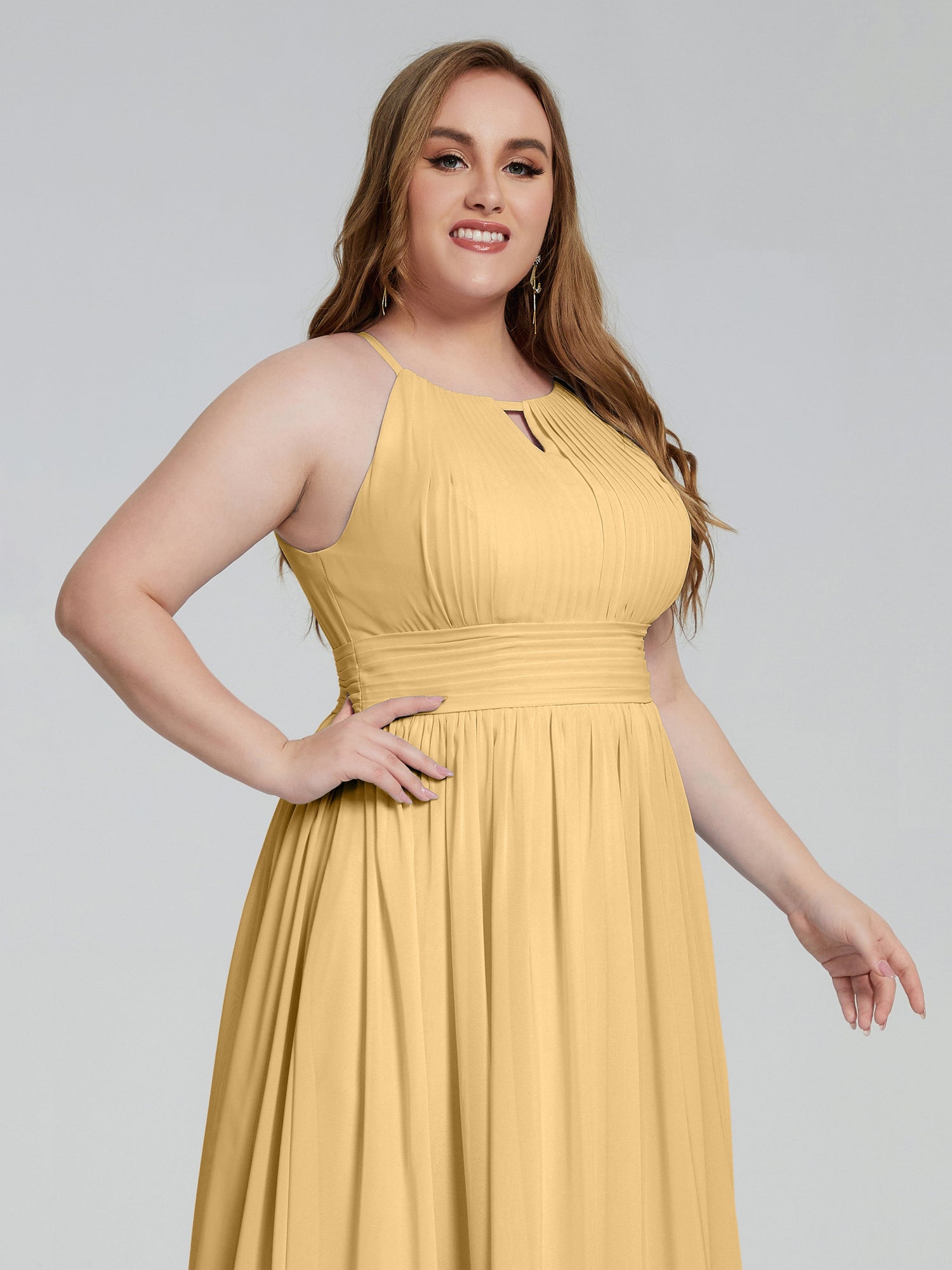 66 Colors Adorable V Neck Ruffles Bridesmaid Dresses Cicinia