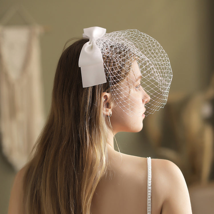 Vintage Birdcage Wedding Veil Headpiece